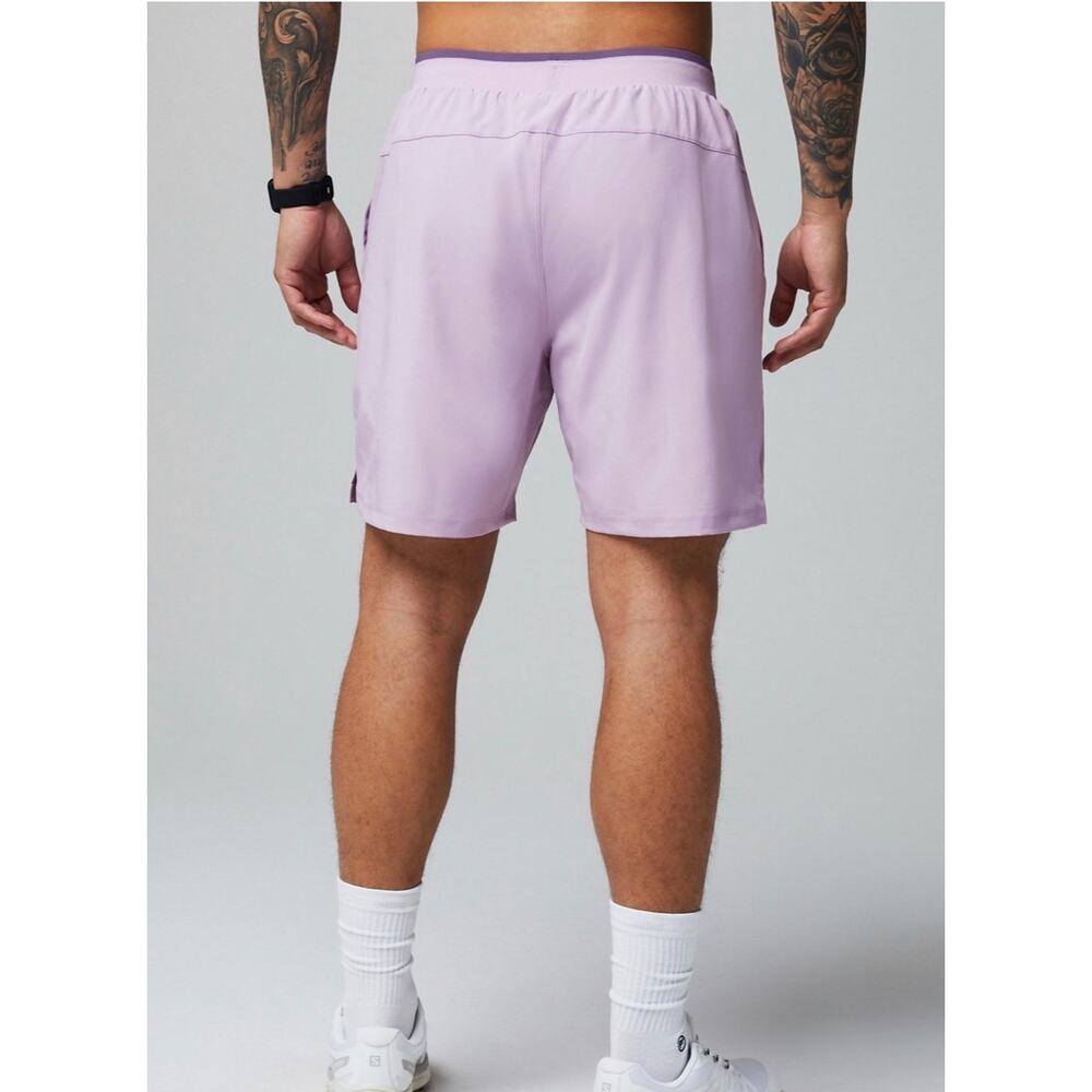 NWT Fabletics Men’s The Fundamental Short II Lined 7” Size Medium - Picture 2 of 7